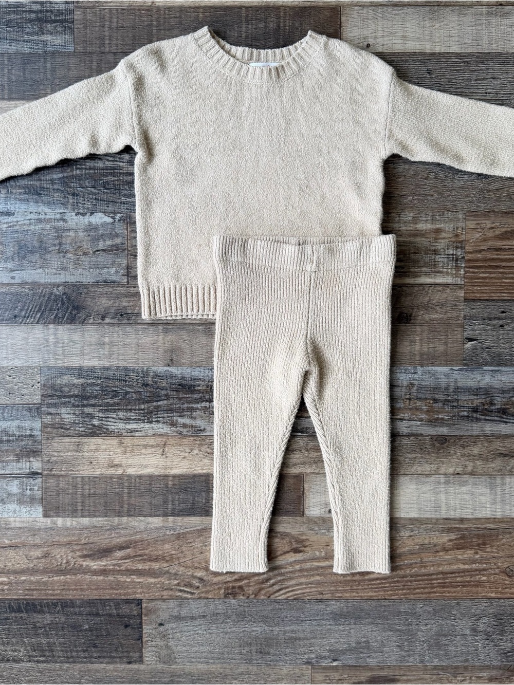 Cat & Jack Girls Knit Sweater and Leggings Set
